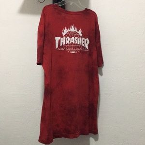 THRASHER X HUF- T Shirt- Large